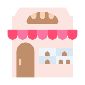 Bread Shop, Bread, Food, Bakery, Pastry, Store icon