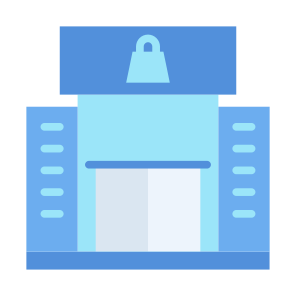 Department, Mall, Building, Store, Supermarket, Shopping Center icon