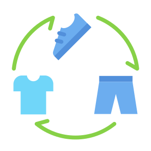 Second Hand, Shop, Tshirt, Reuse, Thrift, Shoes, Recycled icon