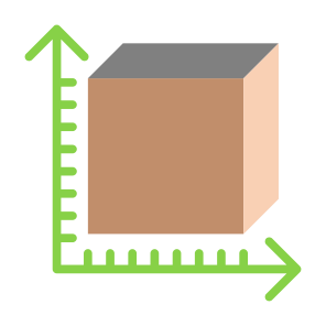 Size, Box, Fit, Scale, Measure, Dimension icon