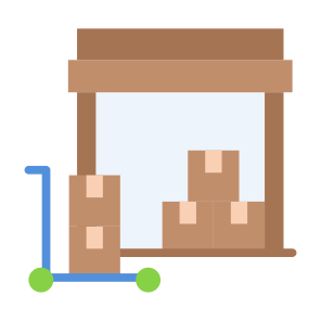 Wholesaler, Boxes, Supply, Stock, Distribution, Bulk icon