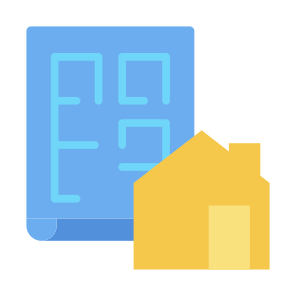 Blueprint, House, Design, Sketch, House Plan icon