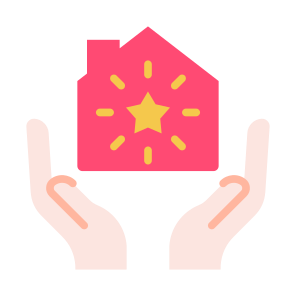 Dream Home, House, Dream, Stars, Imagination icon