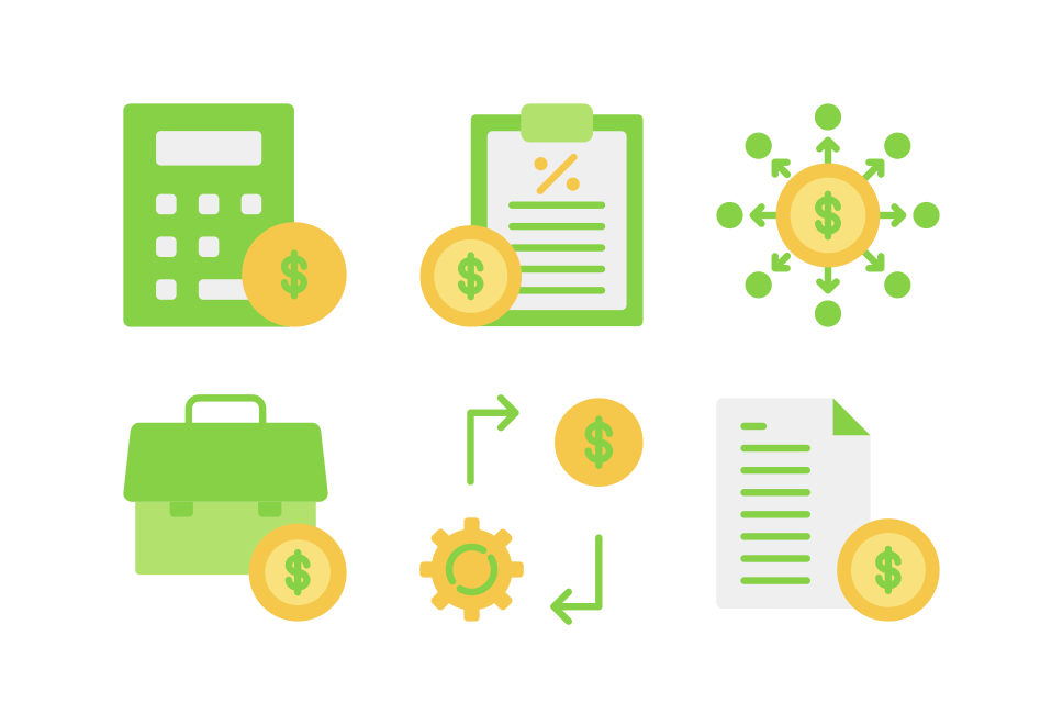 currency and payment Large Set Preview