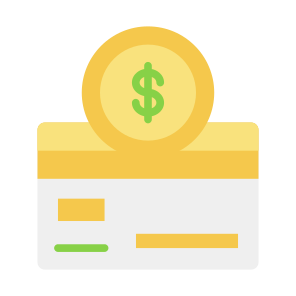 Card, Coin, Cash, Credit Card, Debit Card, Pay Card, Payment Method icon