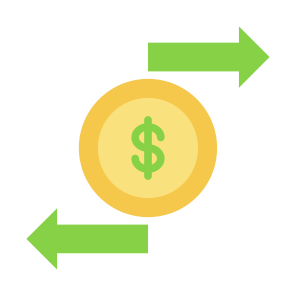 Cash Flow, Dollar, Financial, Currency, Money Flow, Cash Flow, Money, Flow, Cash  icon