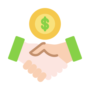 Deal, Business, Dollar, Deals, Relationship, Salary, Partnership, Investor icon