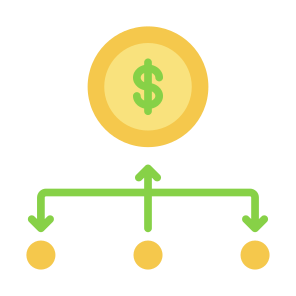 Digital Currency, Coins, Money, Networking, Dollar, Currency, Payment, Finance icon