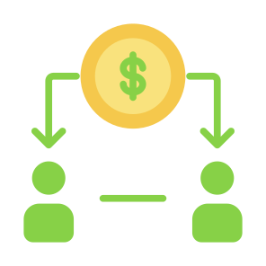 Double Spending, Dollar, User, Currency, Payment, Exchange, Finance, Spending  icon