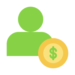 Investor, Money, Man, Dollar, Capital, User, Finance, Funding icon