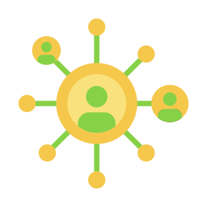 Network, Money, Connection, Buying, Coin, Pay, User, Process, Transaction  icon