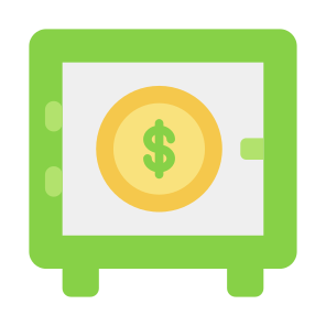 Vault, Security, Dollar, Saving, Locker, Banking, Safe Box, Safe Deposit icon