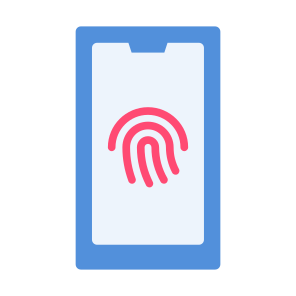 Fingerprint, Security, Smartphone, Biometric Recognition, Fingerprint Scanner  icon