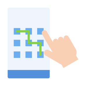 Pattern Lock, Pattern Recognition, Unlock Pattern, Pattern Code, Security  icon