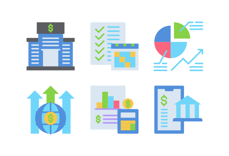 Accounting and Finance icon sheet Large Set Preview