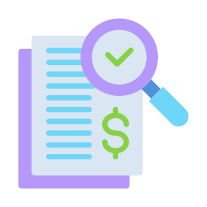Cost Audit, Audit, Cost, Inspection, Analysis, Documents icon