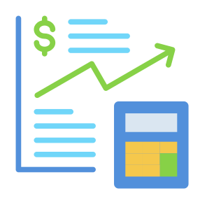 Financial Calculation, Financial, Calculation, Profit, Growth, Report   icon