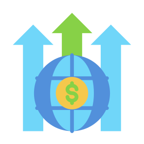Global Growth, Sales, Global, Growth, Trade, Stock Market    icon