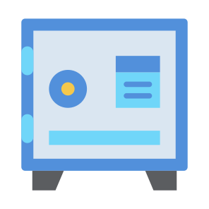 Safety Box, Bank, Savings, Security System, Safe Deposit, Deposit Box icon