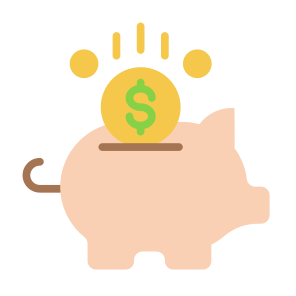 Savings, Save, Money, Piggy, Bank, Cost Saving icon