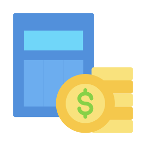 Accounts, Money, Calculation, Accounting,  Expenses icon