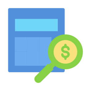 Calculating, Money, Calculator, Analysis, Accounting icon