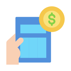 Financial, Money, Hand, Currency, Calculation icon