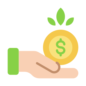 Investment, Money, Plant, Growth, Profit icon