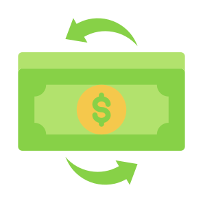 Money Flow, Process, Flexibility, Finance, Cash Flow icon