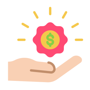 Benefit, Money, Reward, Appreciation, Badge icon