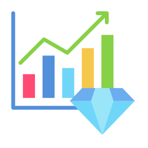 Business Value, Product, Increase, Investment, Growth icon