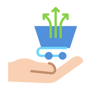 Cross Selling, Flexibility, Sell, Commerce, Shopping Cart icon