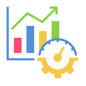 Key Performance Indicator, Performance, Marketing, Speedometer, Statistics  icon