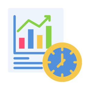 Stock Market, Stock, Timing, Schedule, Data Analytics   icon