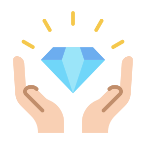 Value Proposition, Asset, Diamond, Wealth, Value icon
