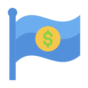 Economy Flag, Flag, Economy, Money, Finance, Business, National icon