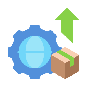 Export Product, Export, Product, Global, International, Worldwide icon