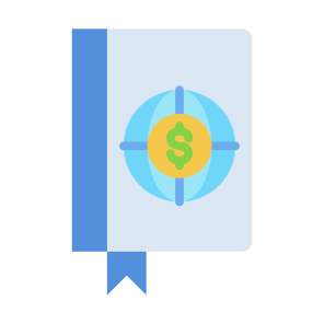 Finance Book, Finance, Book, Economics, Education, Book Money icon