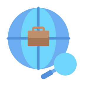 Job Seeker, Job, Job Opportunities, Job Search, Search,world  icon