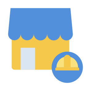 Labor Market, Sector, Workforce, Employment, Hiring, Store icon