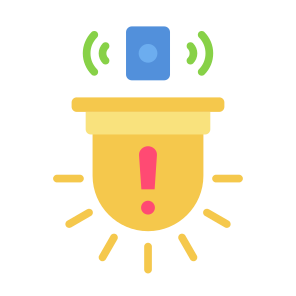 Alarm, Security, Emergency, Warning, Urgent, Sensor, Wireless icon