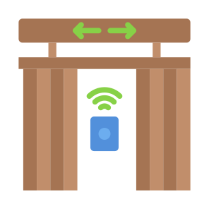 Curtain, Window, Smart, Wireless, Control, Home, Automation icon