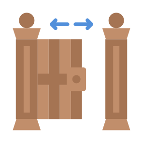 Gate, Security, Access, Automatic, Sensor, Automatic Gate icon