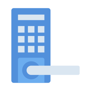 Smart Door, Door, Lock, Electronics, Smart Home, Smart Lock, Hendle icon