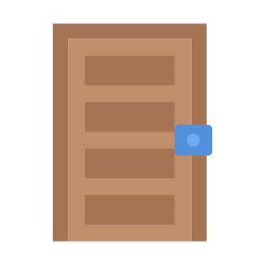 Smart Door, Door, Lock, Electronics, Smart Home, Smart Lock, Sensor icon