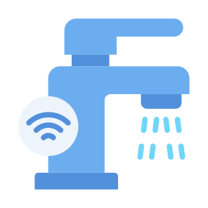 Water Tap, Sink, Sensor, Water, Control, Automation, Wireless, Electronics, Plumber icon