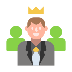 Leader, User, Team, Boss, Members  icon