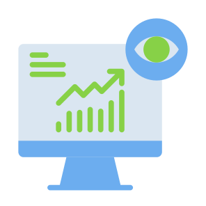Monitoring, Business, Graph, Analysis, Report  icon