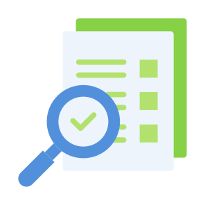 Verification, Check, File, Information, Audit  icon
