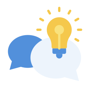 Advice, Speech Bubble, Communications, Idea, Tips  icon